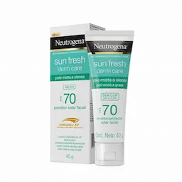 Protetor Solar Facial FPS 70 Neutrogena Sun Fresh Derm Care Sem Cor 40g