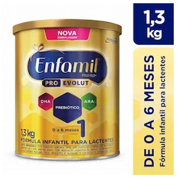 Fórmula Infantil Enfamil Premium Pro Evolut 1 0 a 6 meses 1,3kg