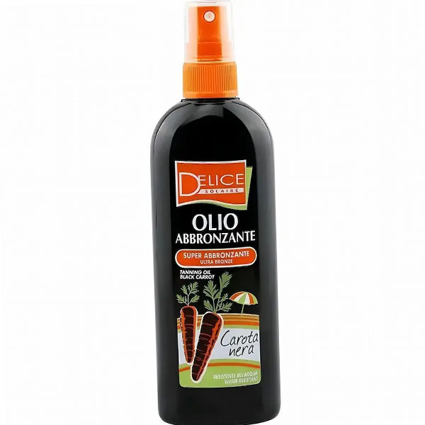 DELICE SOLAIRE OLIO ABBRONZANTE BLACK CARROT SPRAY - ÓLEO BRONZEADOR 150ML