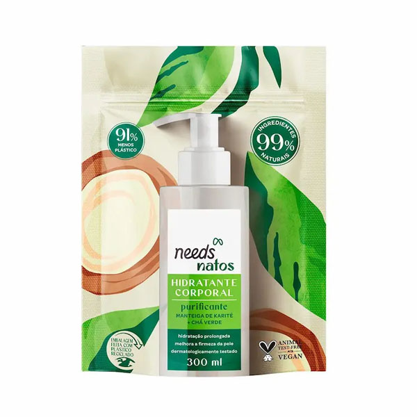 Hidratante Corporal Needs Natos Purificante Refil 300ml