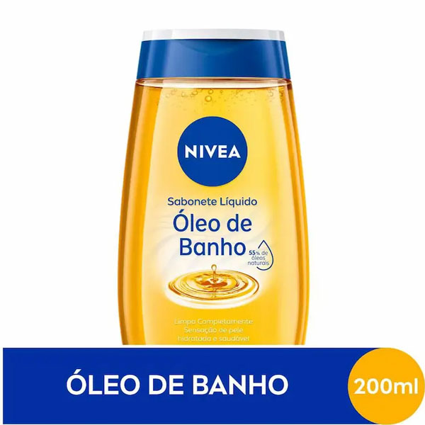 Sabonete Líquido Corporal Nivea Óleo de Banho 200ml
